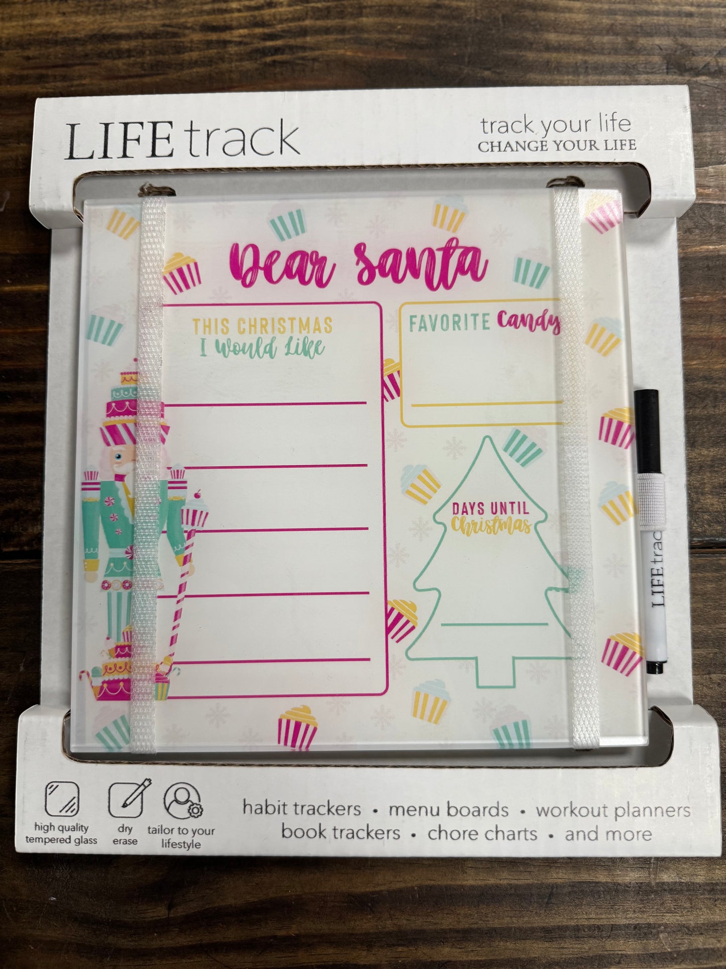 Christmas Life Track Dry Erase Boards