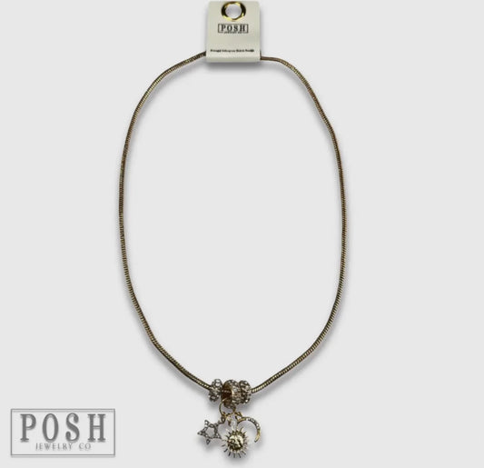 Gold Charm Necklace