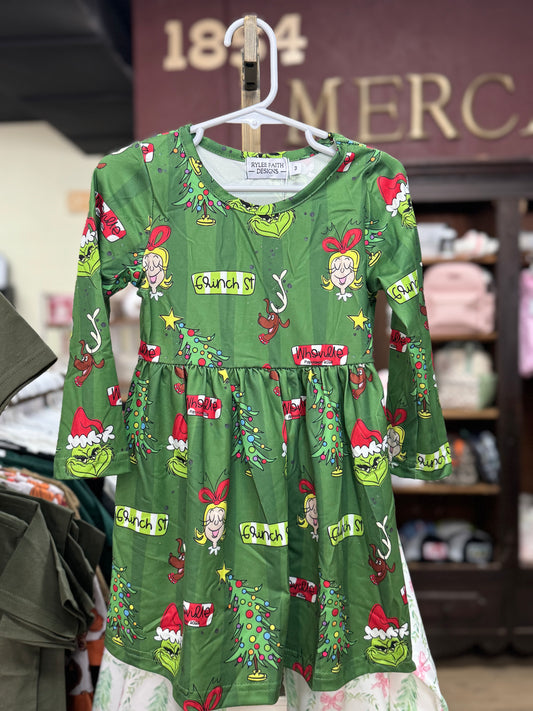 Holiday Grinch Dress