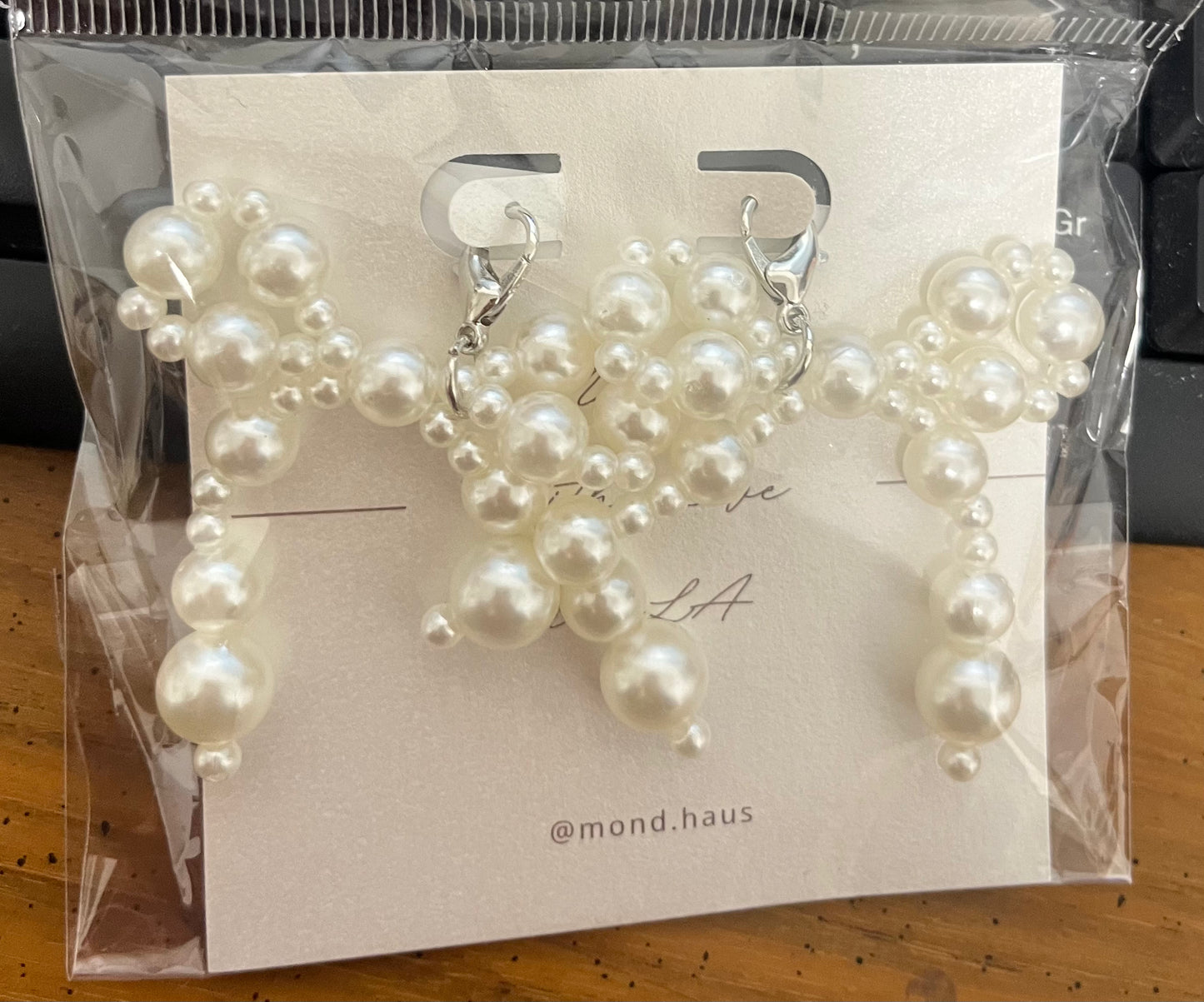 Pearl shoe charms