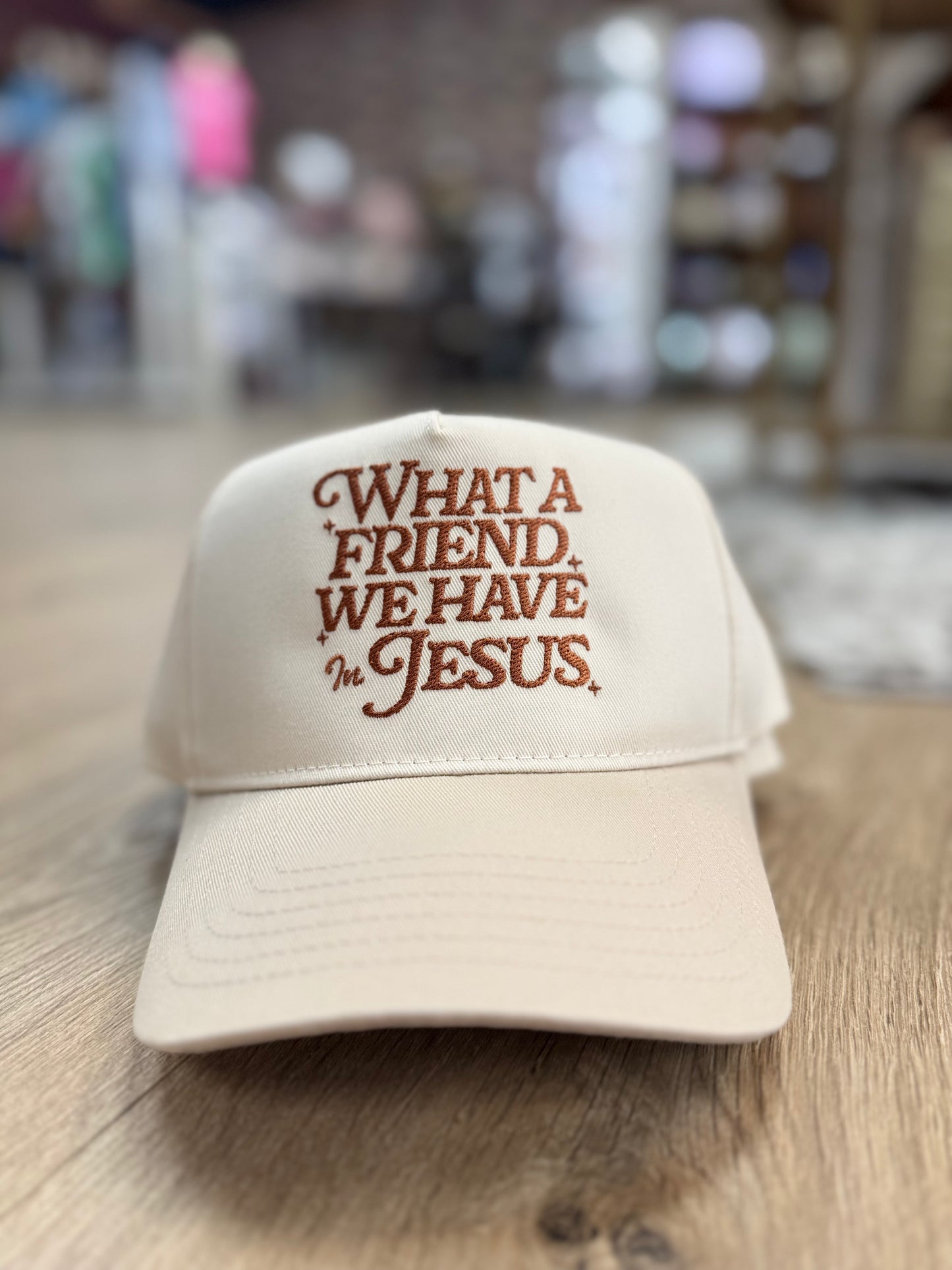 What A Friend We Have In Jesus Embroidered Hat