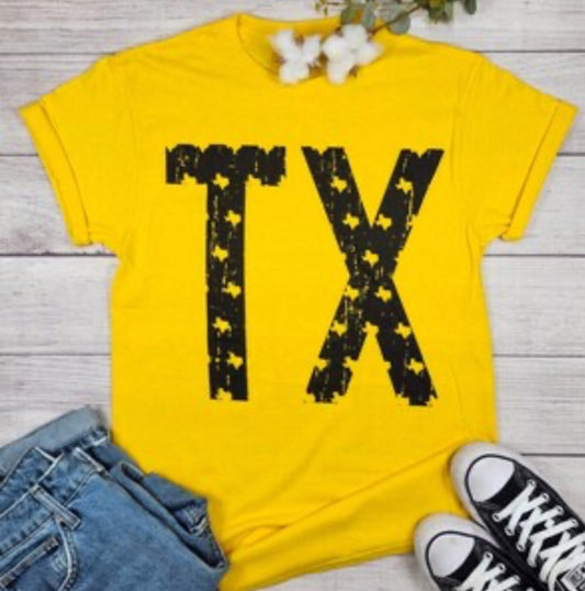 Yellow Texas tee shirt