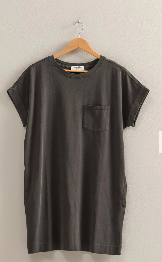 Black tee shirt dress