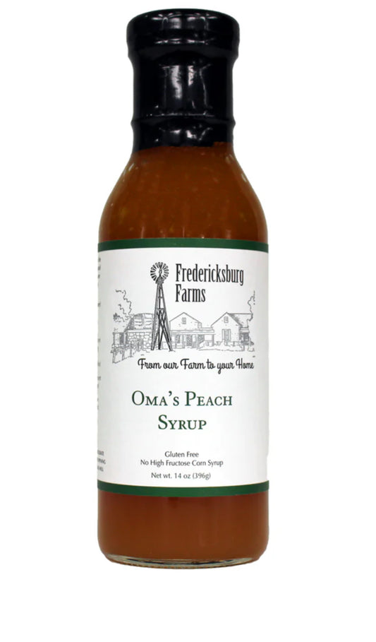 Fredricksburg Farms Oma's Peach Syrup