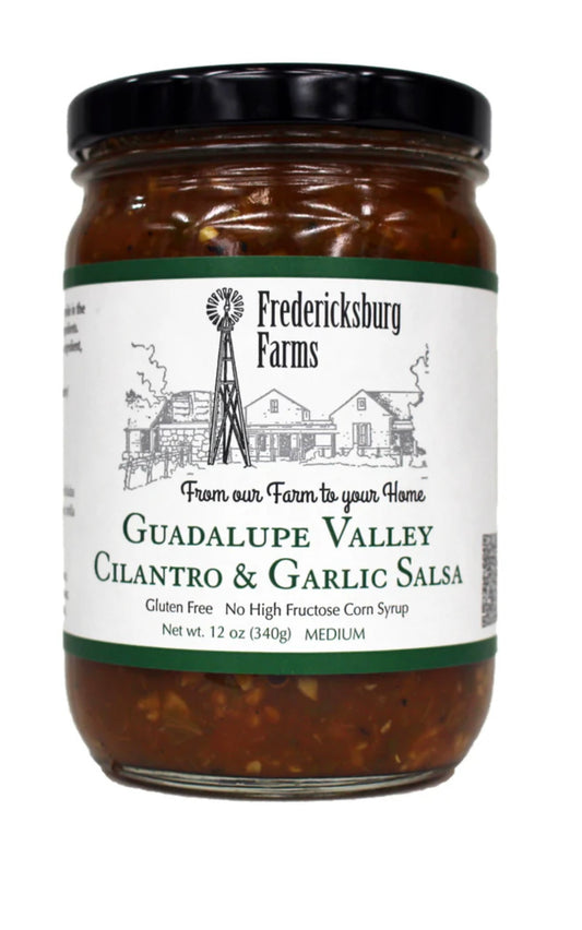 Fredricksburg Farms Gudalupe Valley Cilantro & Garlic Salsa