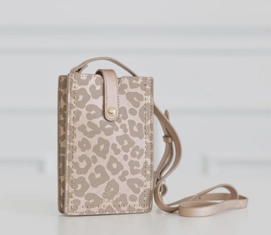 Hollis Leopard Call You Later Cross Body