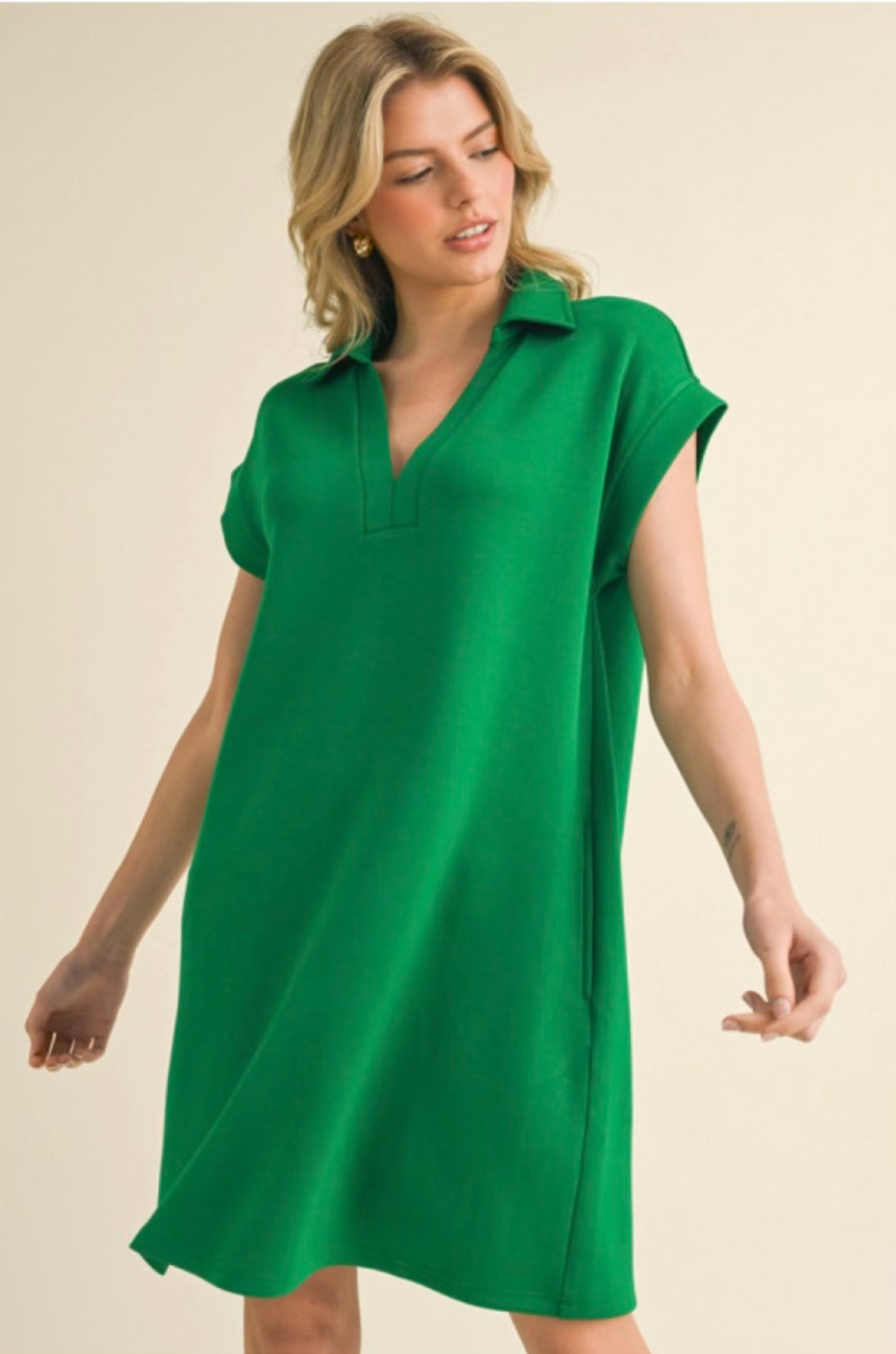Casual Green Dress