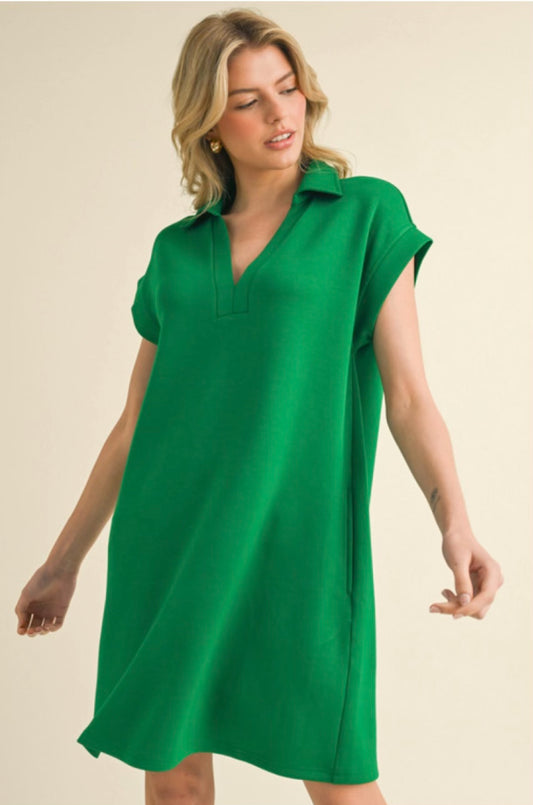 Casual Green Dress