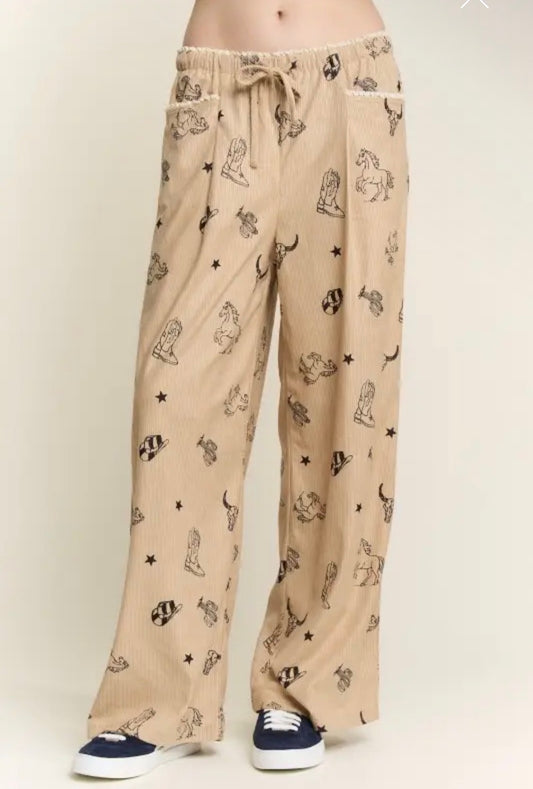 Corduroy Vintage Western Pants