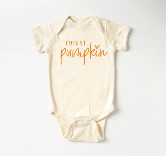 Infant Cutest Pumpkin Onesie