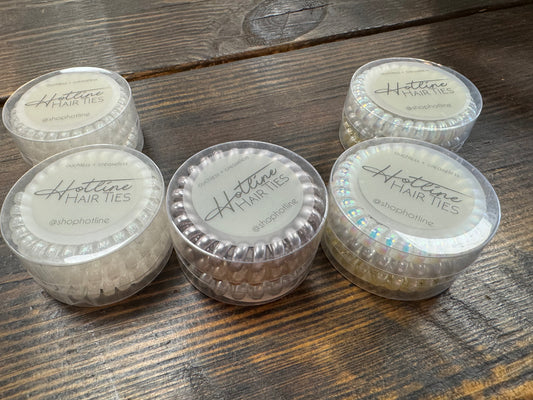Rubber hair ties
