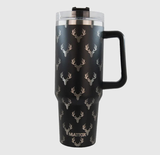 Black deer tumbler