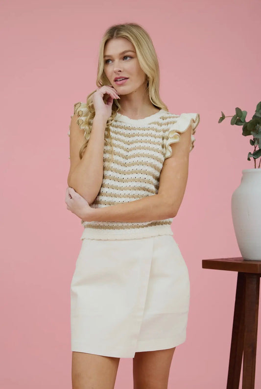 Knit sweater pullover