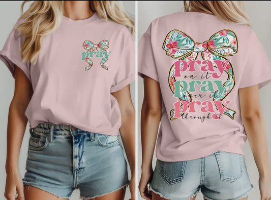 Double sided pray tee