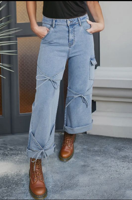 Cargo Bow Jeans