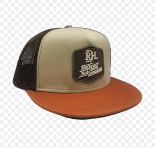 Men’s Red Dirt Hat Logo patch cap