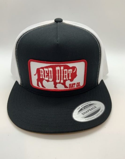 Youth Red Dirt Hat Buffalo Patch Cap