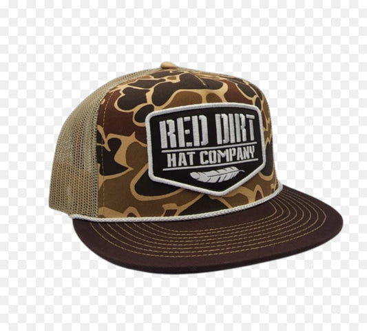 Youth Red dirt hat Co. camo cap