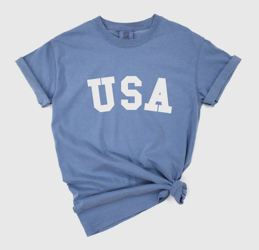 Children’s 4th Of July T-shirt Blue