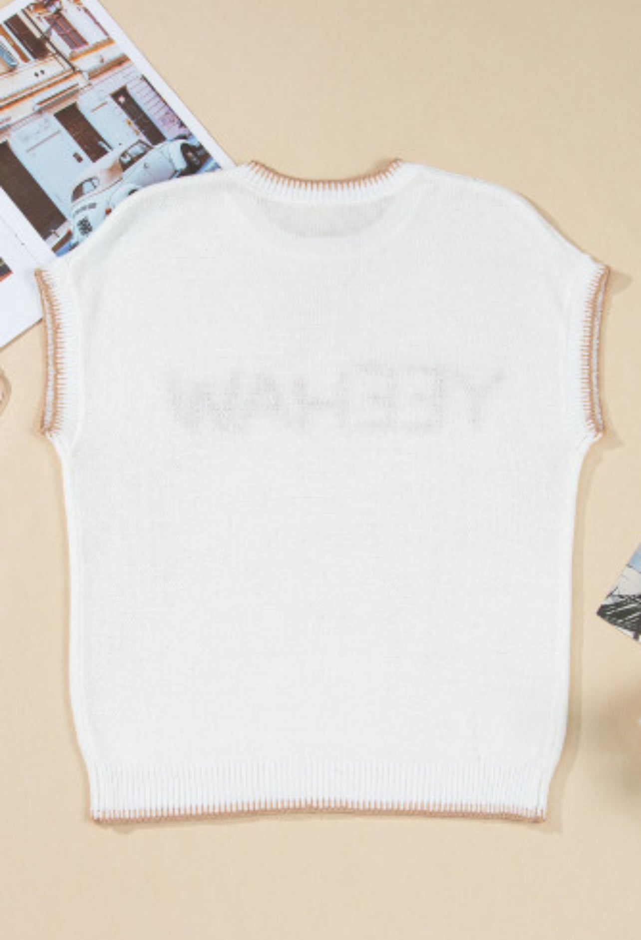 White YeeHaw Stitch Crewneck