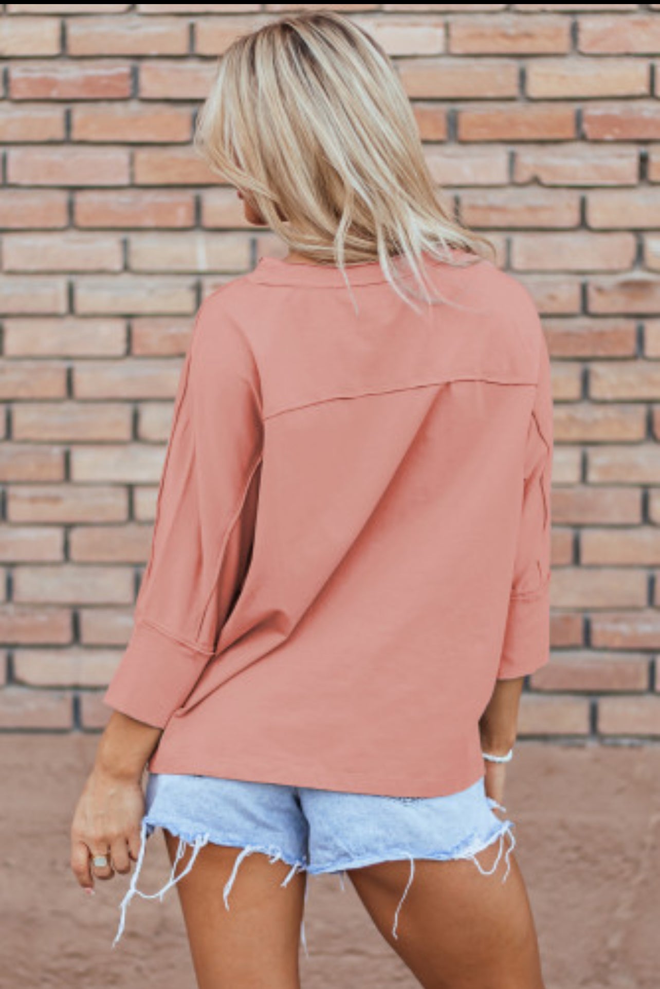 Rose Floral Star Patch Blouse