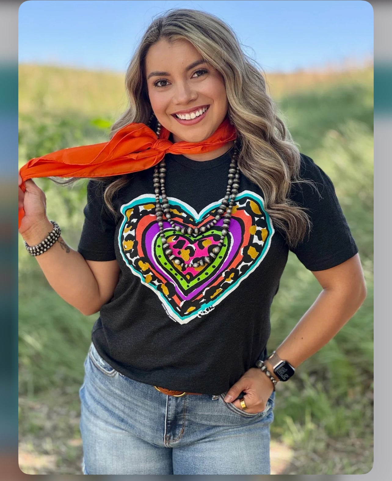 Callie’s Leopard Heart By Texas True Threads