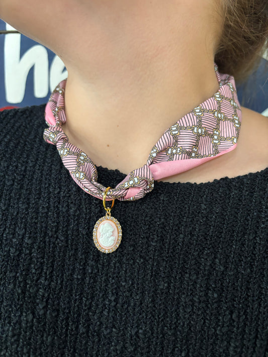 Vintage Charm Scarf Necklace