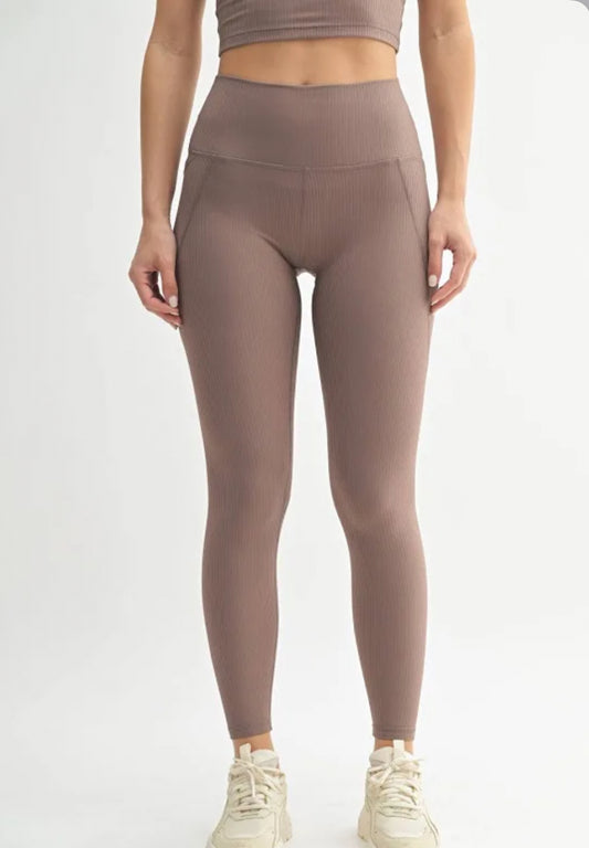 Taupe Athletic Leggings