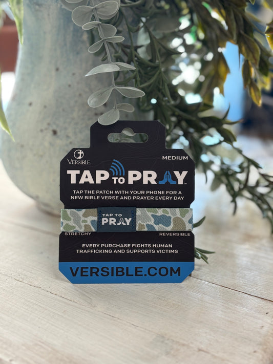 Tap to Pray Moss & Slate Bracelet