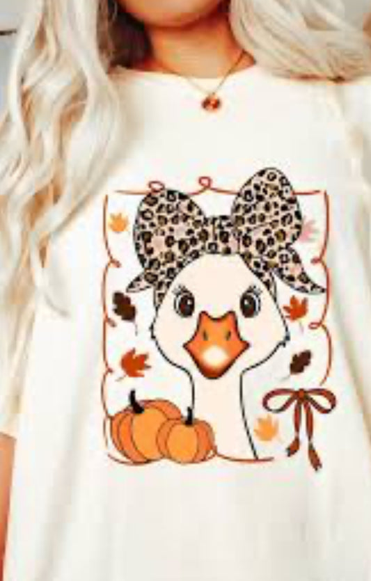 Fall Goose Tee