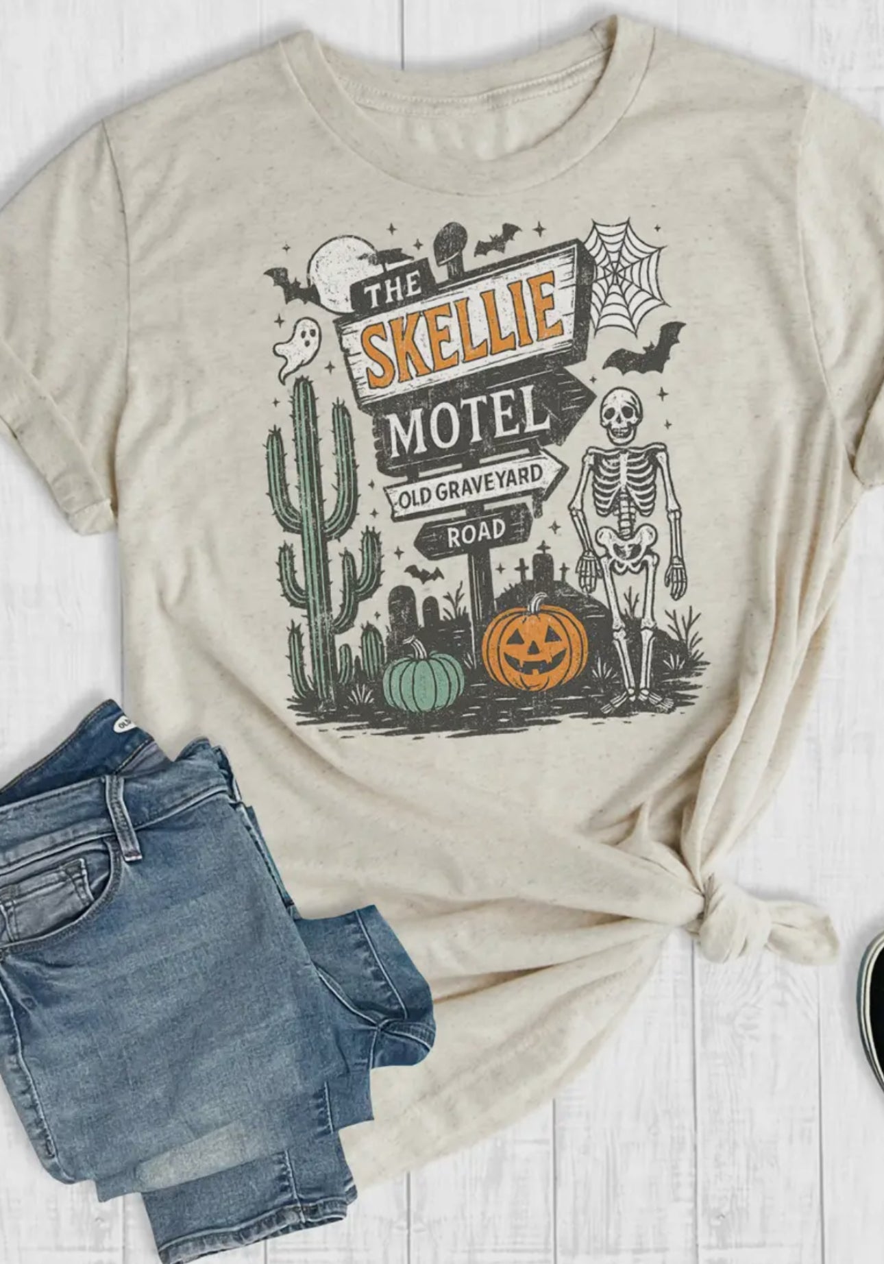 The Skellie Motel tee