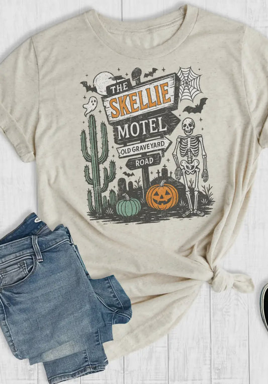 The Skellie Motel tee