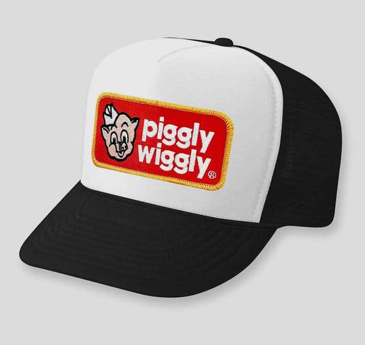 Piggly Wiggly Curved Bill Patched Hat