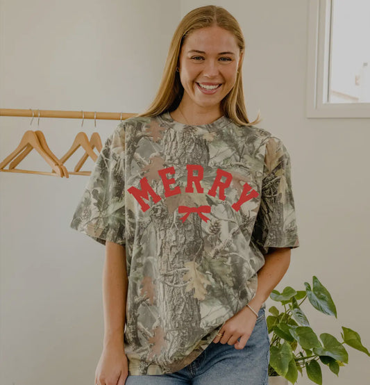 Merry Camo Christmas Tee