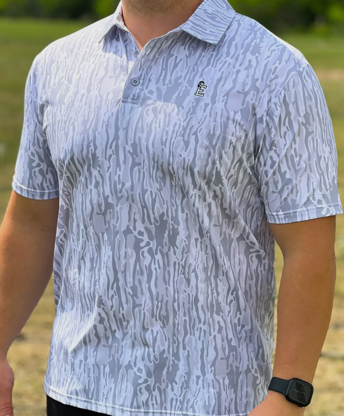 Men’s White Ranch Golf Polo