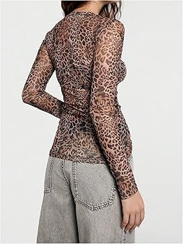 Leopard Mesh Undershirt