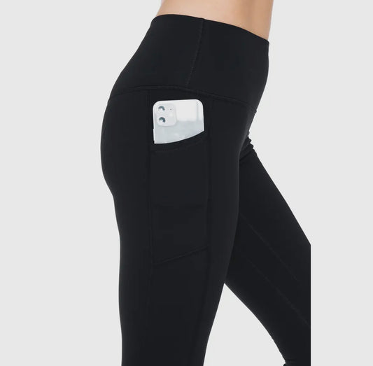 Black Fleece Lined Leggings￼