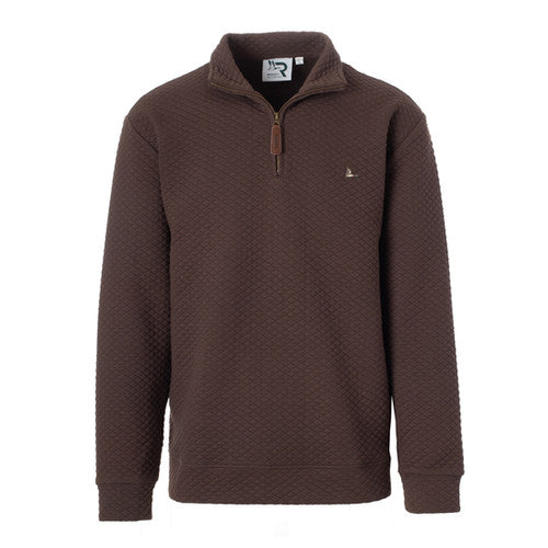 Roost Drake Brown Quarter Zip