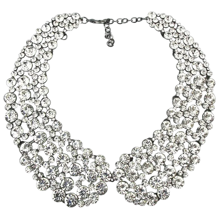 Rhinestone Collar Necklace