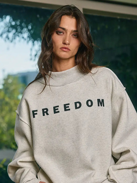 Freedom/Legacy Print Reversible Sweatshirt