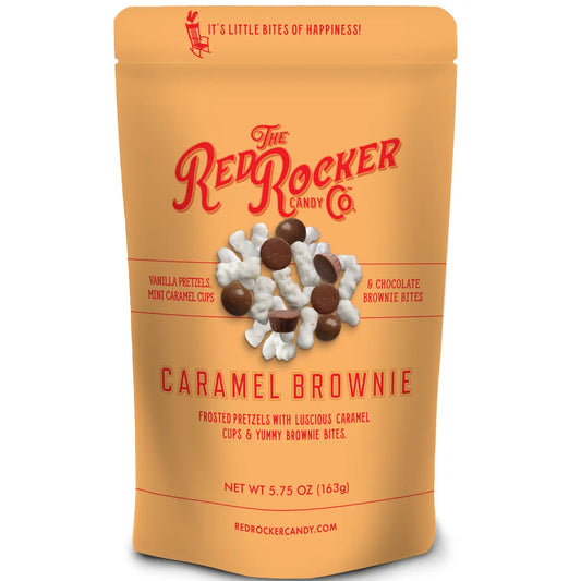 Red Rocker Candy Caramel Brownie