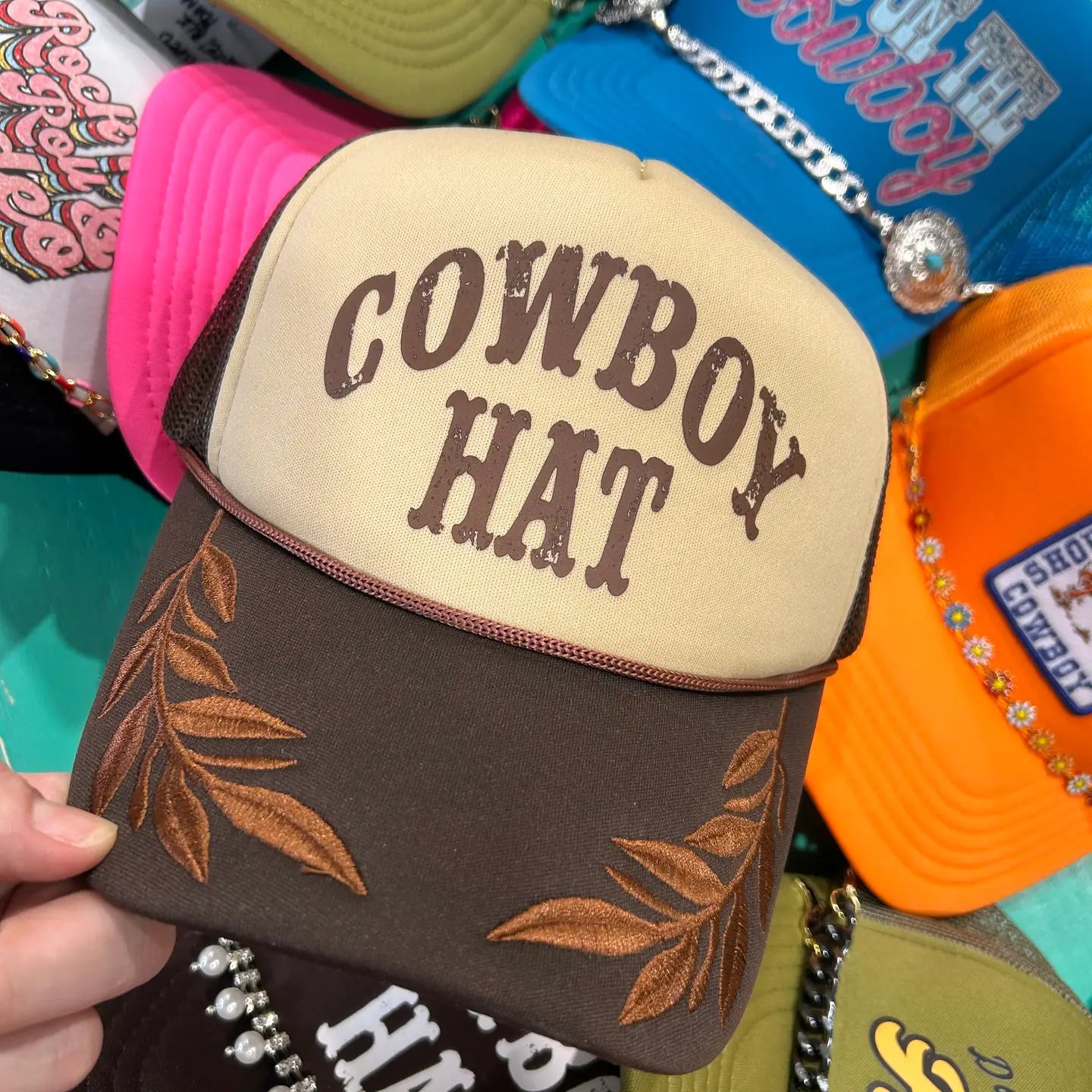 Cowboy Hat Trucker Hat