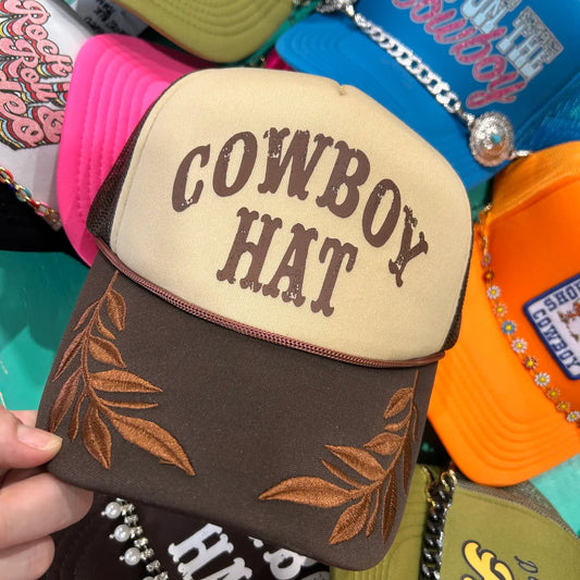 Cowboy Hat Trucker Hat