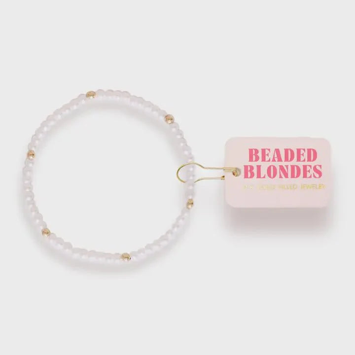 Beaded Blondes Lilly Peal Bracelet