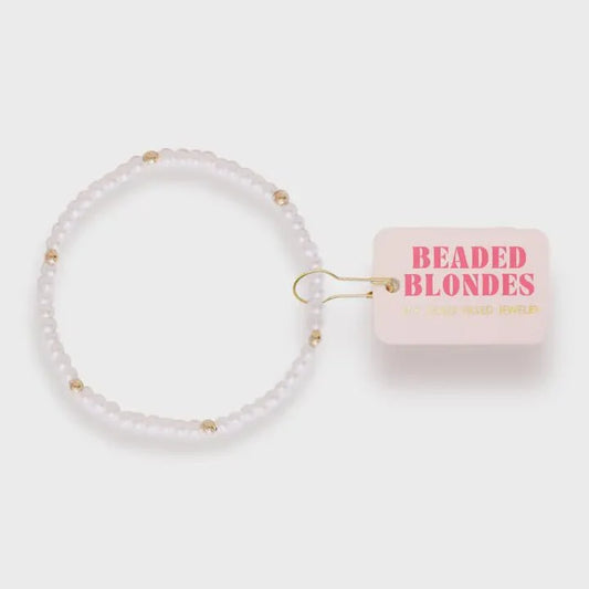 Beaded Blondes Lilly Peal Bracelet