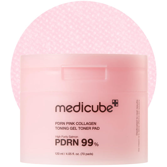 Medicine Pink Collagen Toning Gel Toner Pads