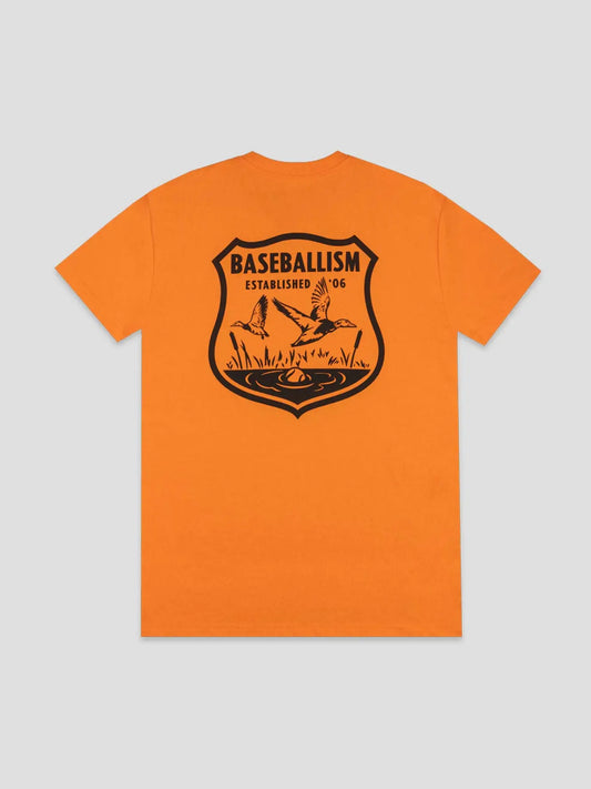 Baseballism Youth Hardball Hunter Hunting Badge T-Shirt
