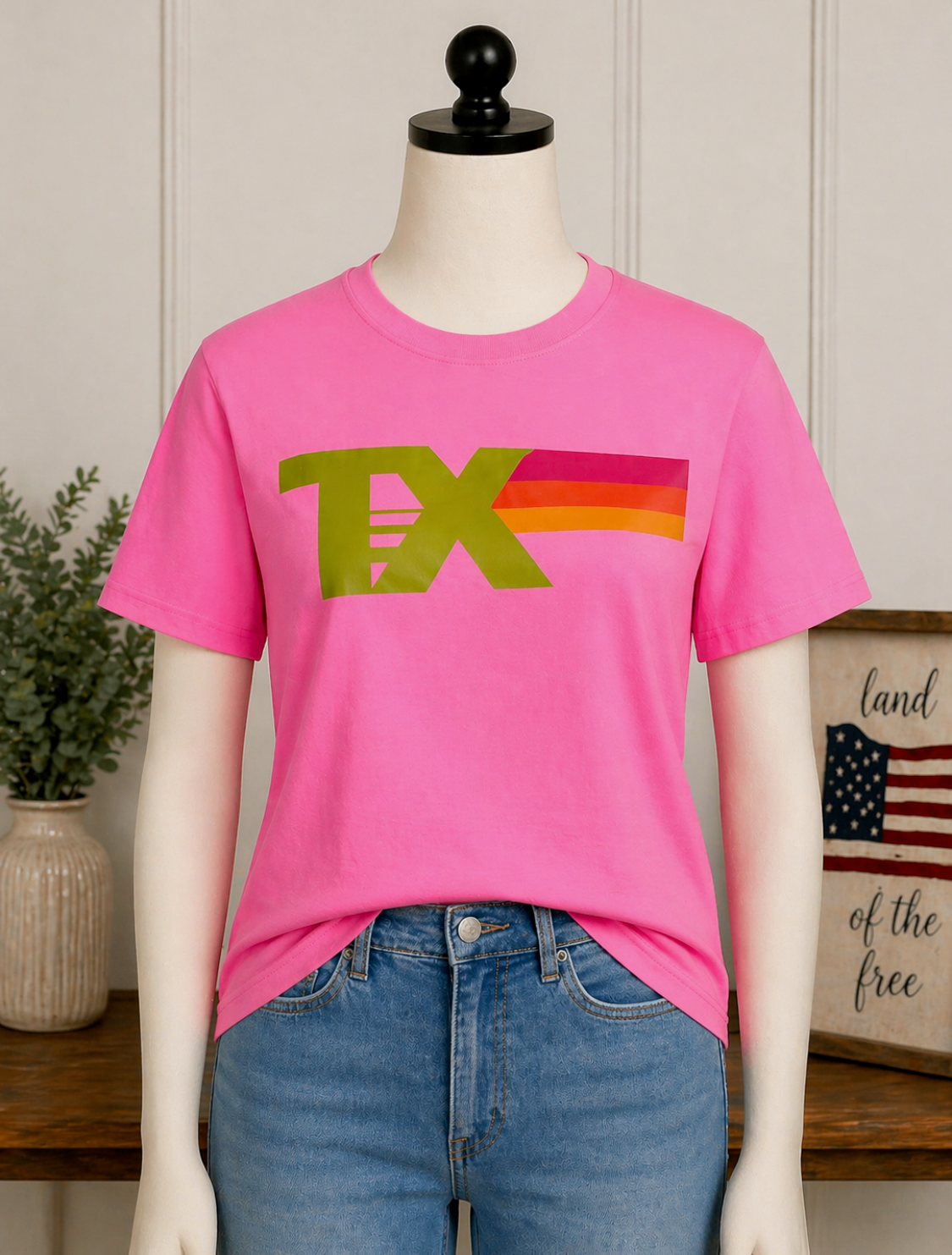 Hot Pink TX Tee