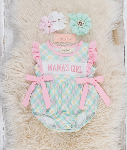 Mama’s Girl Colored Bow Onesie