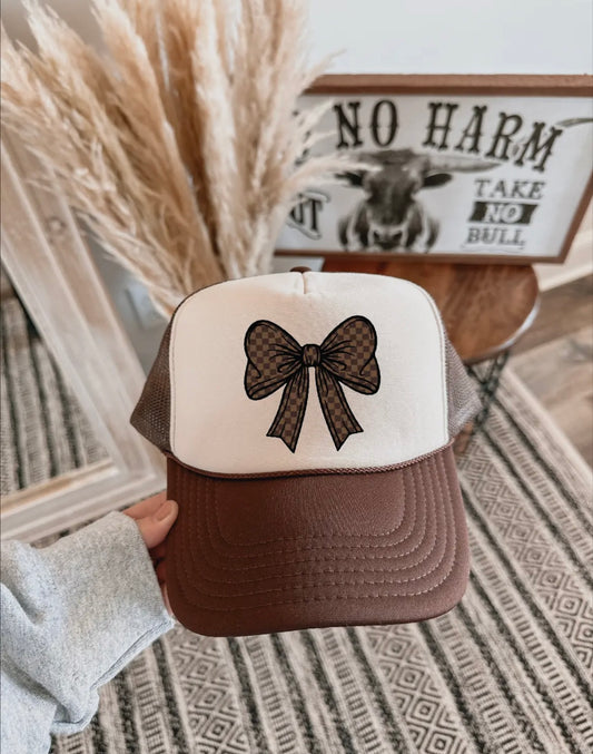 Designer Bow Trucker Cap